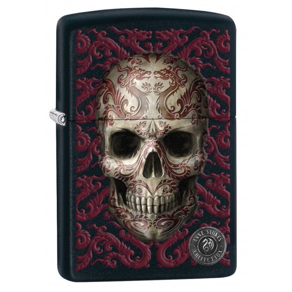 Zippo Anne Stokes Skull Feuerzeug 
