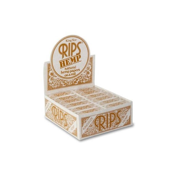 Rips Hemp King Size Braun  Box  24 Rollen