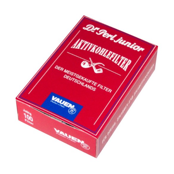 Pfeifenfilter Vauen Dr. Perl. Junior 9mm 100Stk