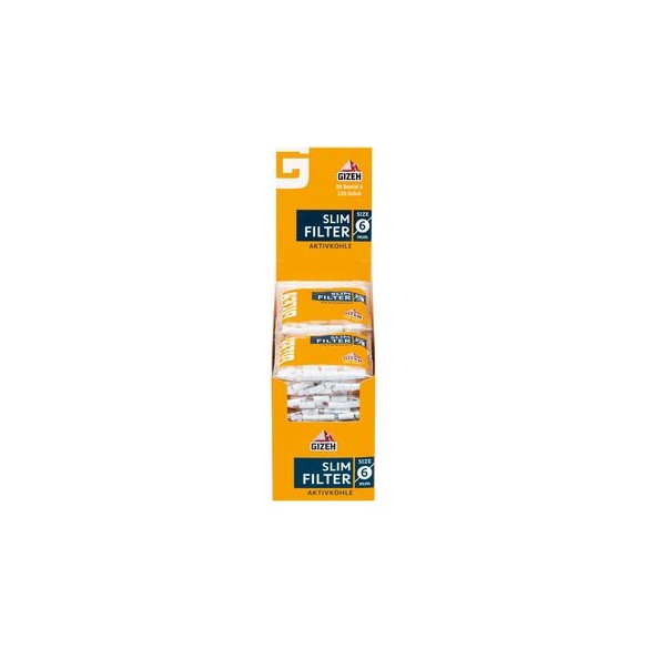 GIZEH Slim Filter Aktivkohle