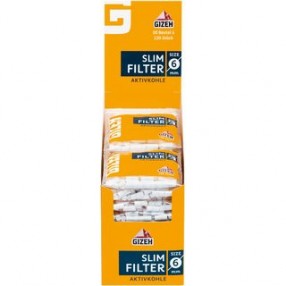 GIZEH Slim Filter Aktivkohle