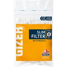 GIZEH Slim Filter Aktivkohle