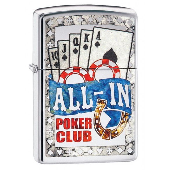 Zippo Poker Club All In Feuerzeug