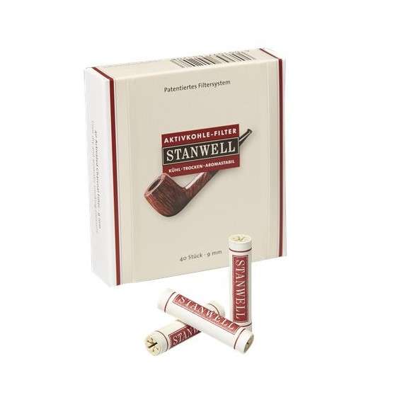 Stanwell aktiv Kohle Filter 9mm 40 Stück 