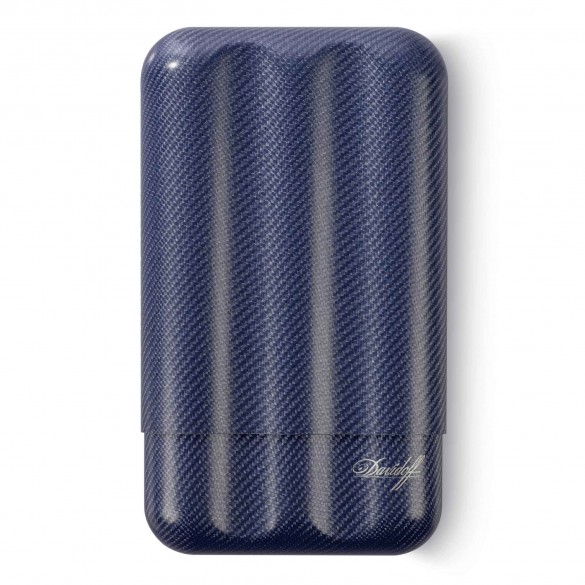 Davidoff Zigarren Etui XL 2 Carbon blau