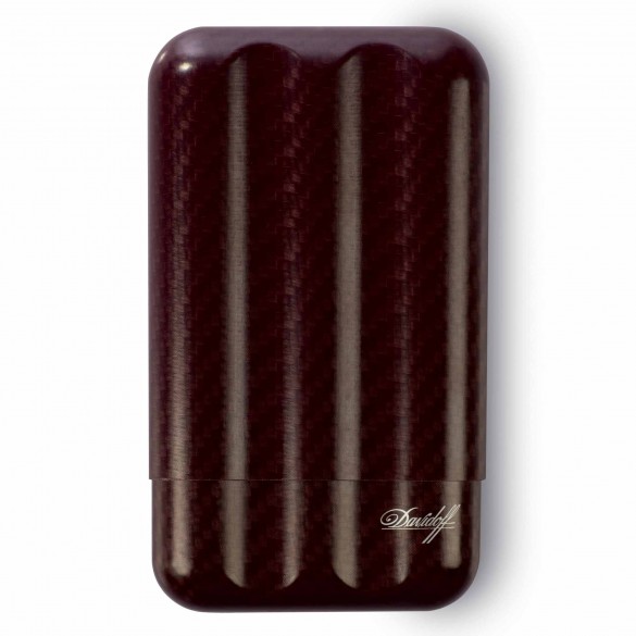 Davidoff Zigarren Etui XL 3 Carbon rot