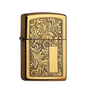 Zippo Neon Orange Zentangle Spider Feuerzeug
