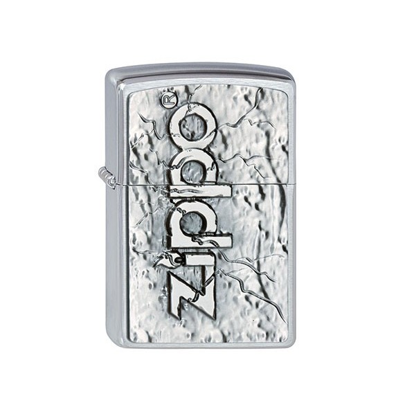 Zippo Neon Orange Zentangle Spider Feuerzeug