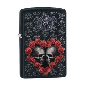 Zippo Neon Orange Zentangle Spider Feuerzeug