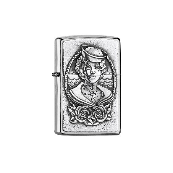 Zippo Neon Orange Zentangle Spider Feuerzeug