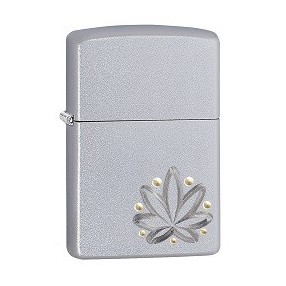 Zippo Neon Orange Zentangle Spider Feuerzeug