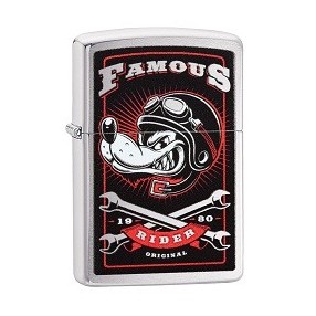 Zippo Neon Orange Zentangle Spider Feuerzeug