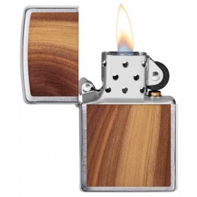 Zippo Woodchuck Brush Chrom Feuerzeug