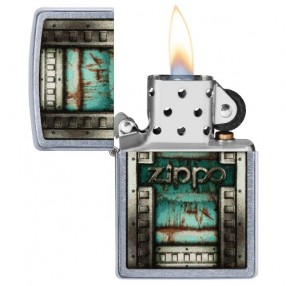 Zippo Street chrom Patina Zippo Design