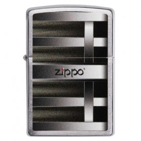 Zippo chrom gebürstet Metal Bars