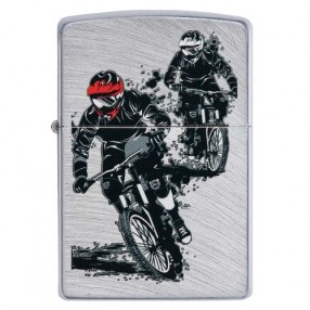 Zippo chrome Arch Motorcross Design