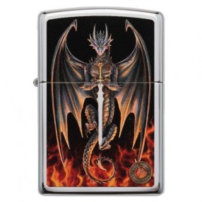 Zippo Anne Stokes Dragon Warrior Feuerzeug 